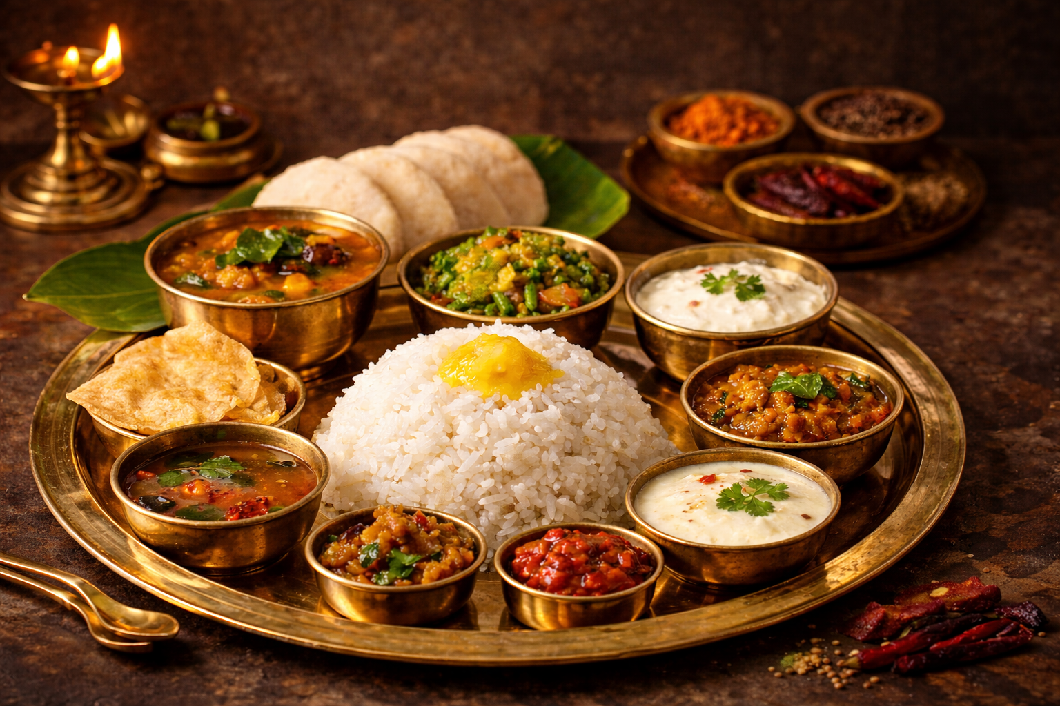 South Indian traditional food
